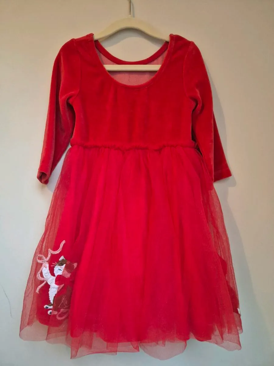 Girls Boden Christmas dress size 4-5 - Image 2