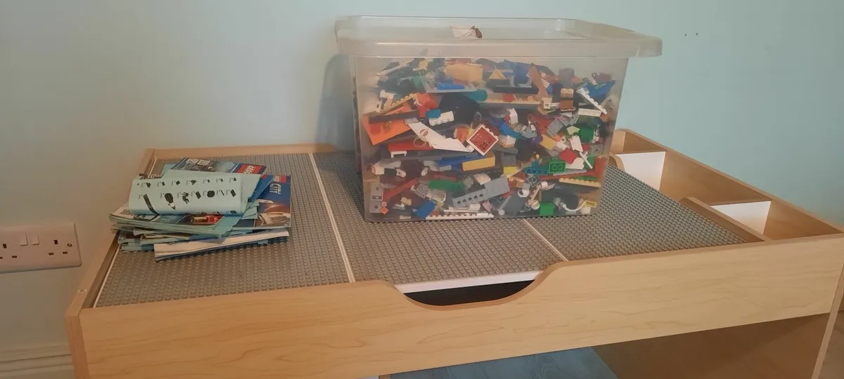 Lego Table and Sets - Image 1