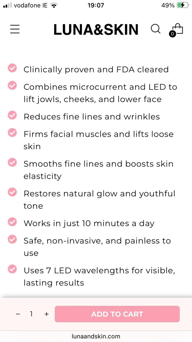 LED mask.    ( New unwanted gift€114.) - Image 4