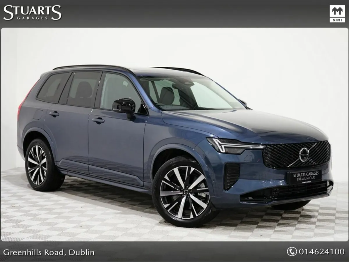 Volvo XC90 PLUS DARK: DENIM BLUE WITH CHARCOAL LEA - Image 1