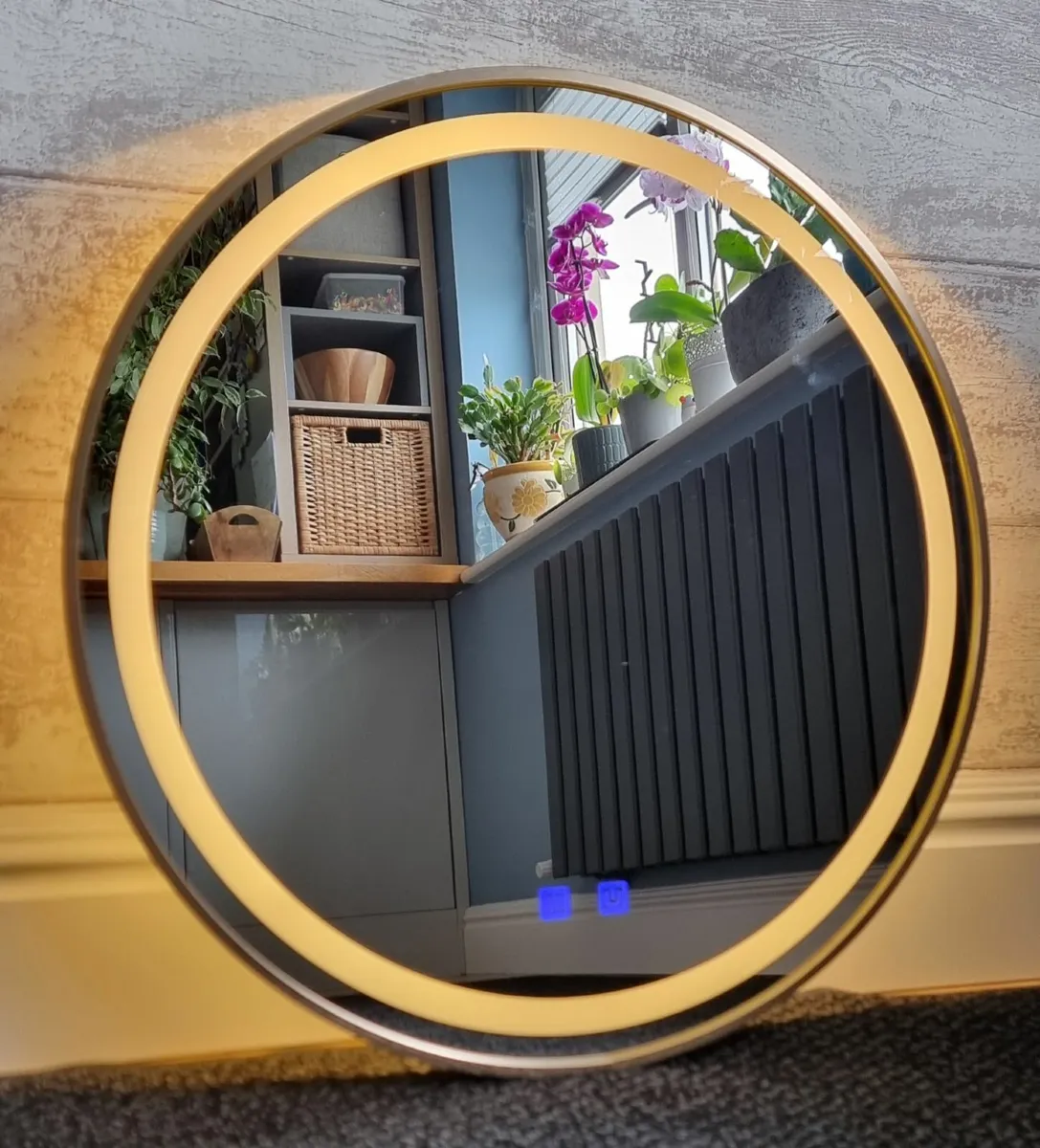 Gold LED Bathroom Mirror - Image 4