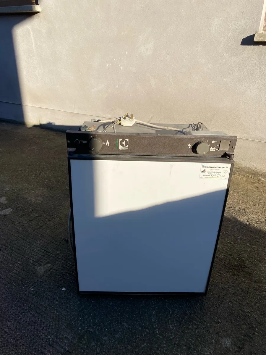 Three way fridge and also a sofa bed - Image 1