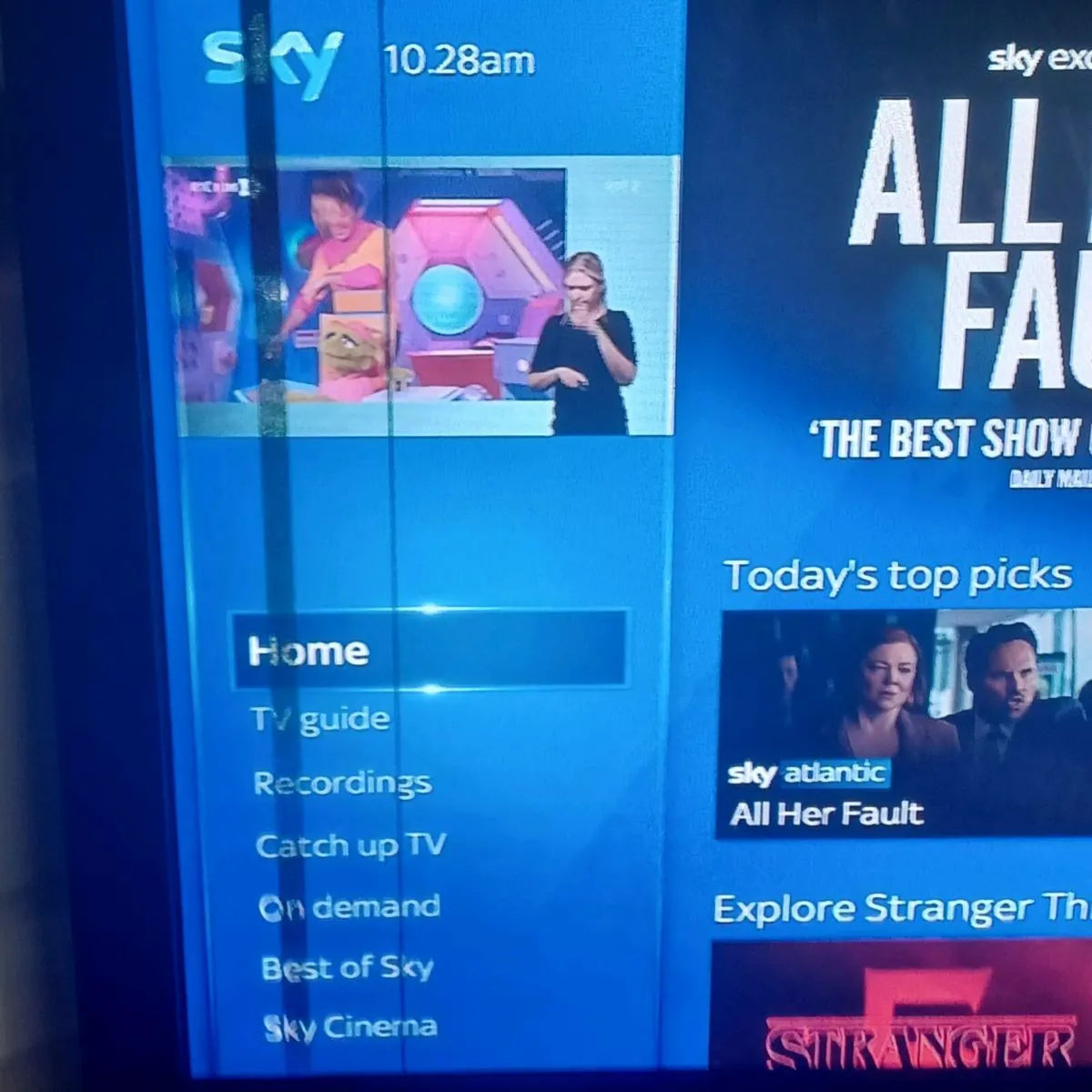 Smart 56"tv and  corner unit - Image 2