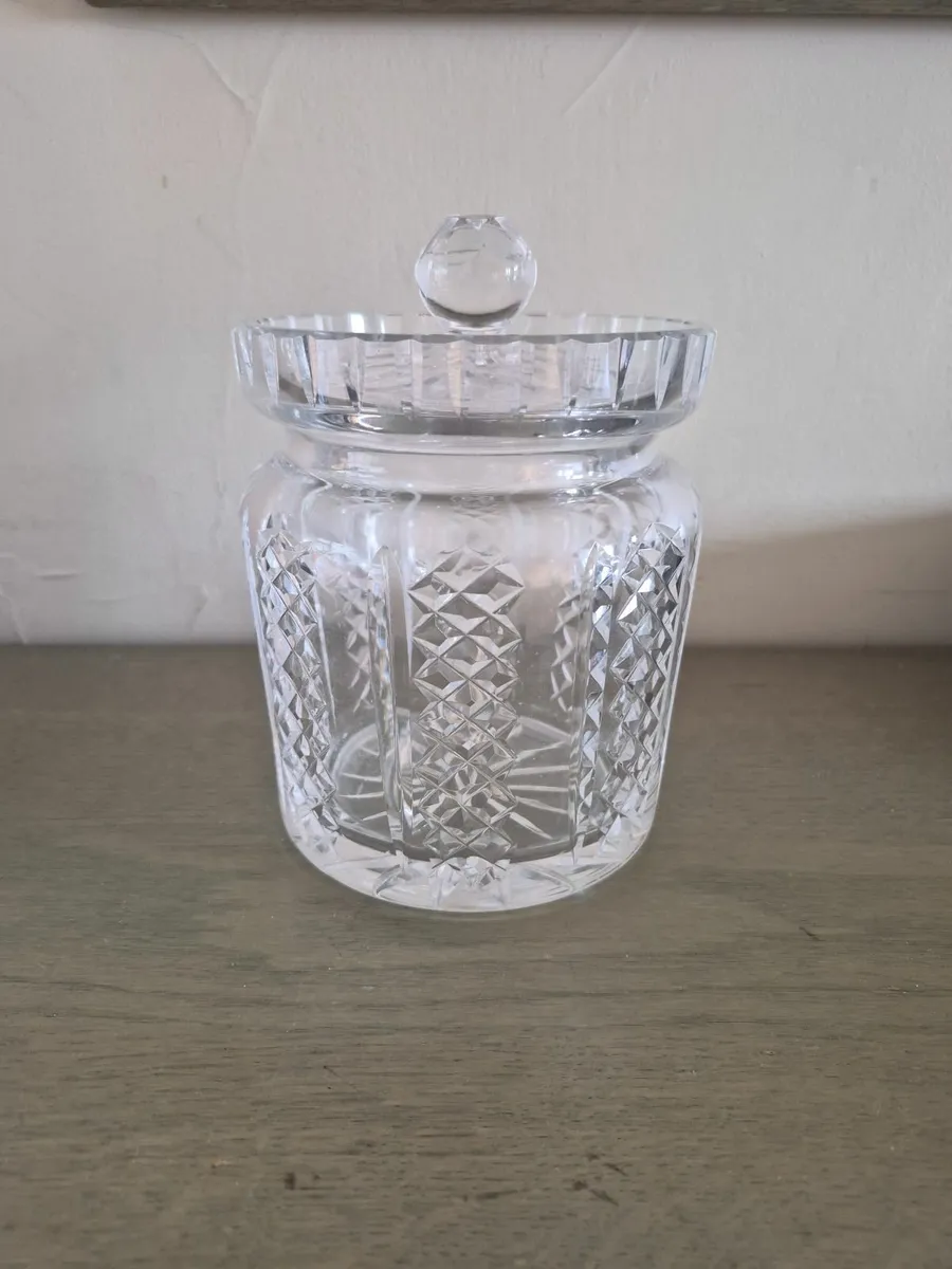 Waterford Crystal Hibernia Biscuit Barrel - Image 1