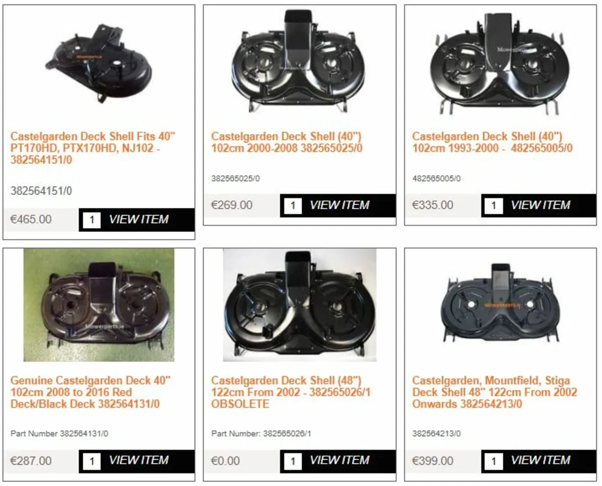 36" Castelgarden Mountfield Stiga Alpina Deck - Image 3