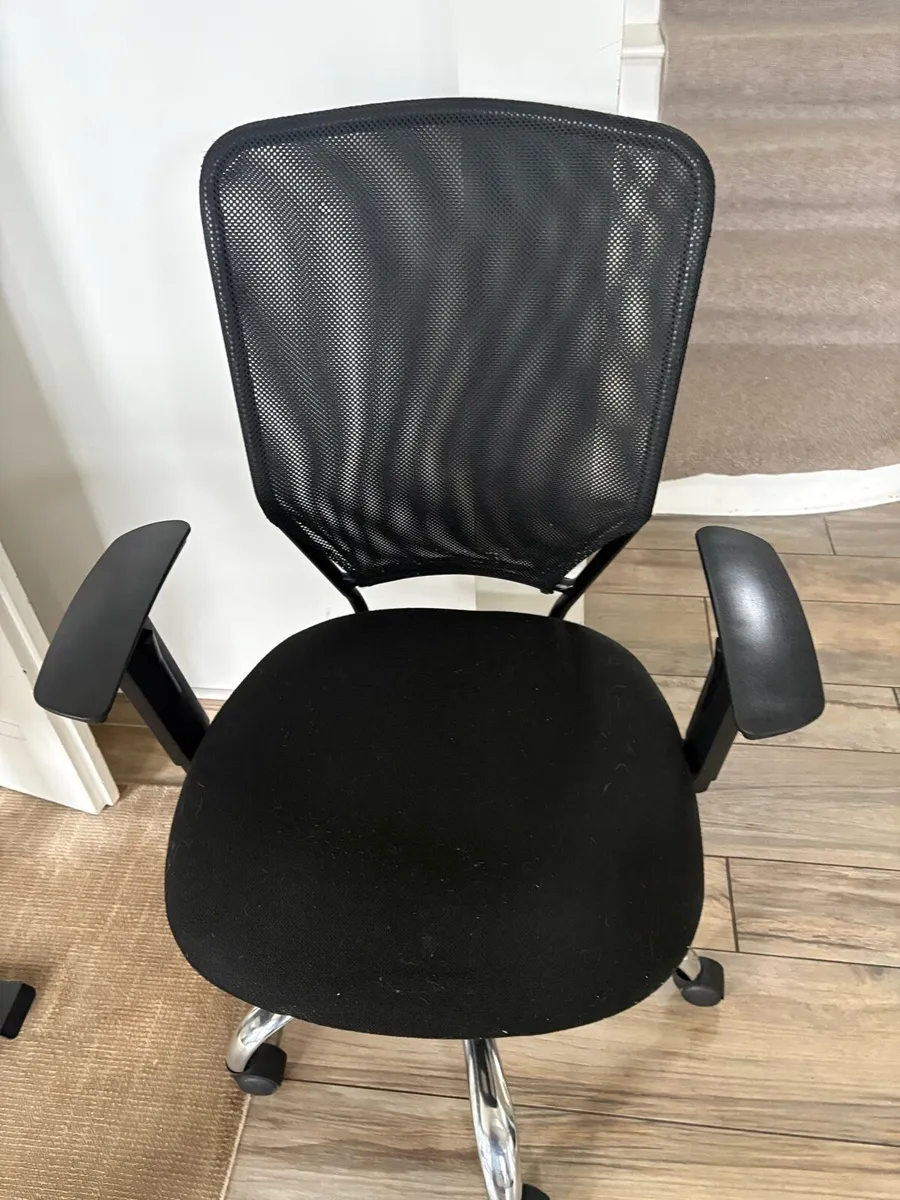 Adjustable desk and chair - Image 2