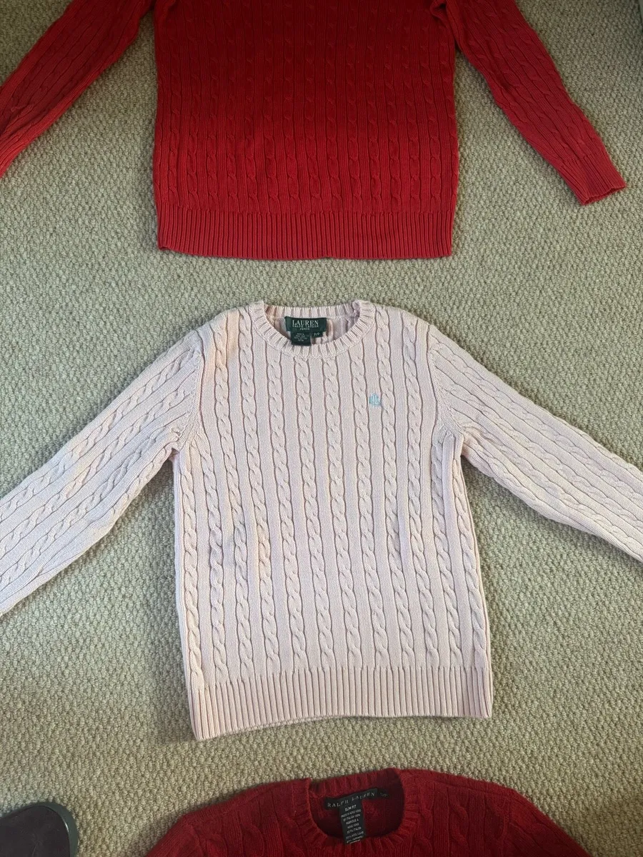 Ralph Lauren cable knit jumpers - Image 4