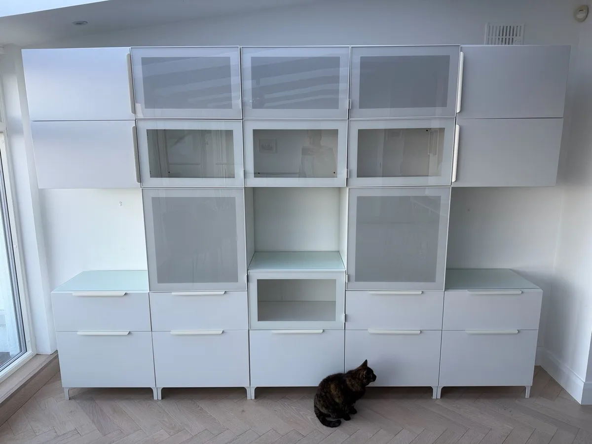 Modular Cupboard Unit In White From IKEA - Image 1