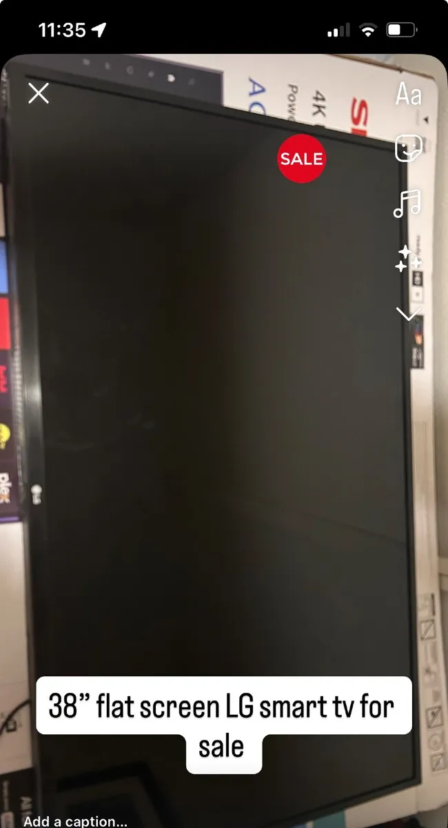 38” LG Smart TV LED - Image 3