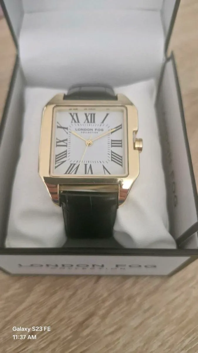 London Fog Collection Sqaure chase watch - Image 1