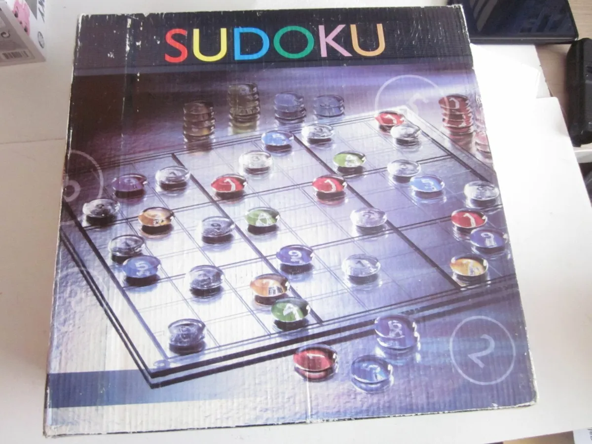 Sudoku Glass Tabletop Game Unused - Image 1