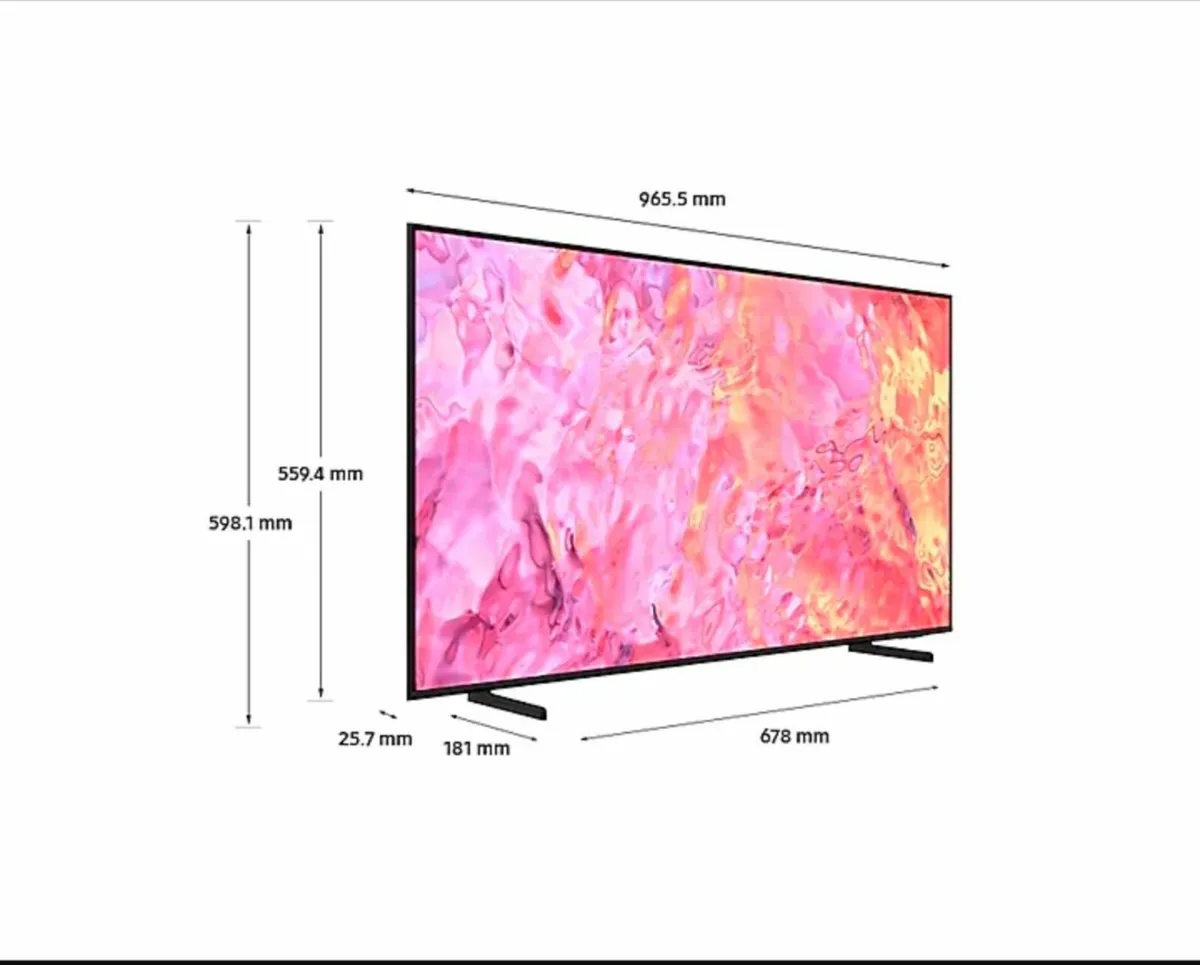 SAMSUNG 43" QLED Smart TV - Image 1