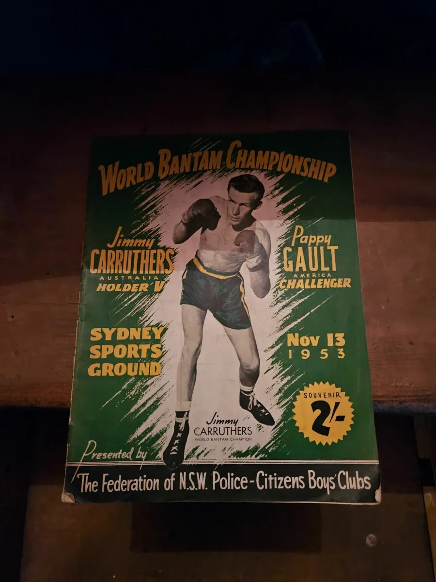 Vintage Boxing Programme - Image 1