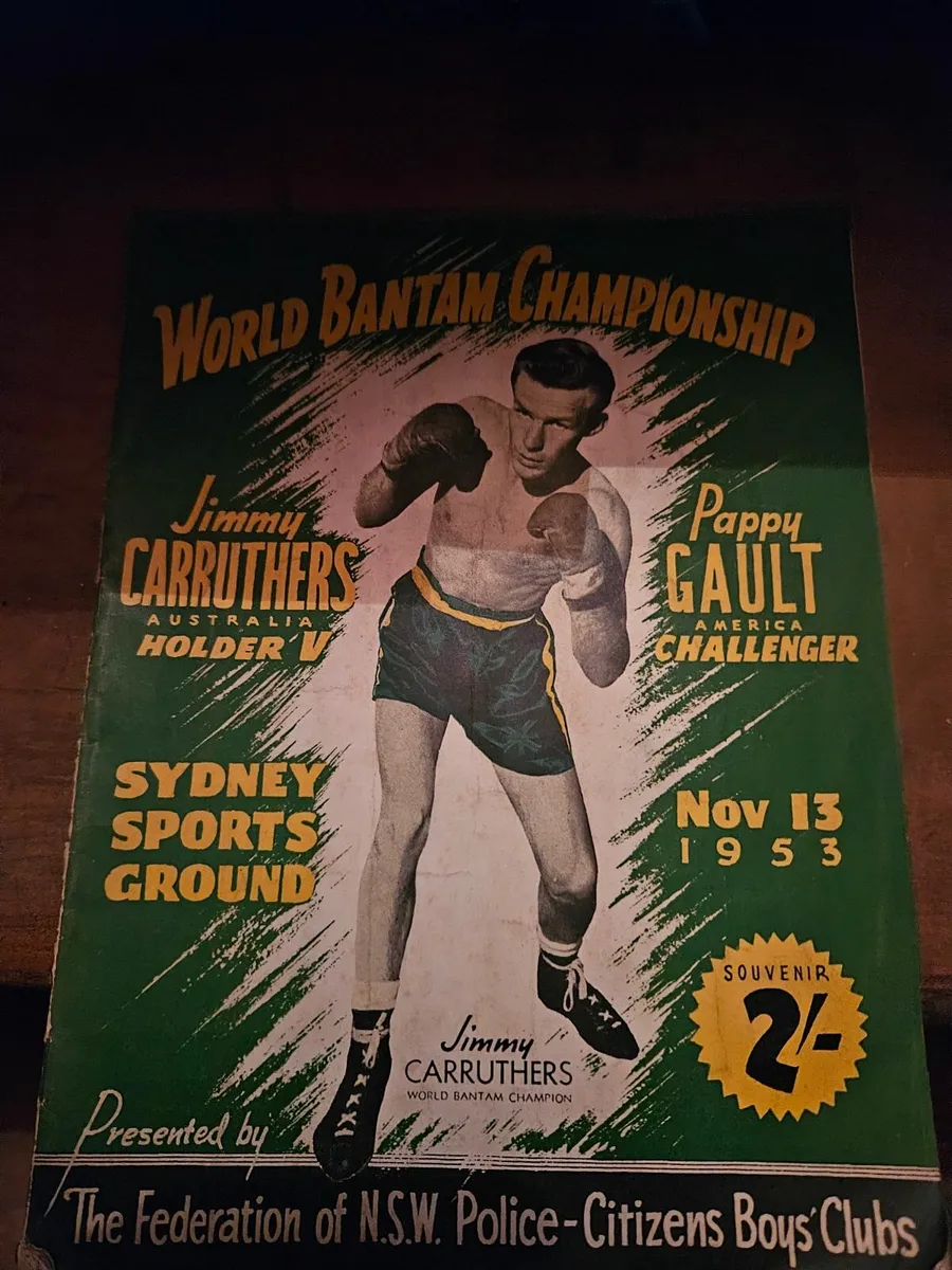 Vintage Boxing Programme - Image 3