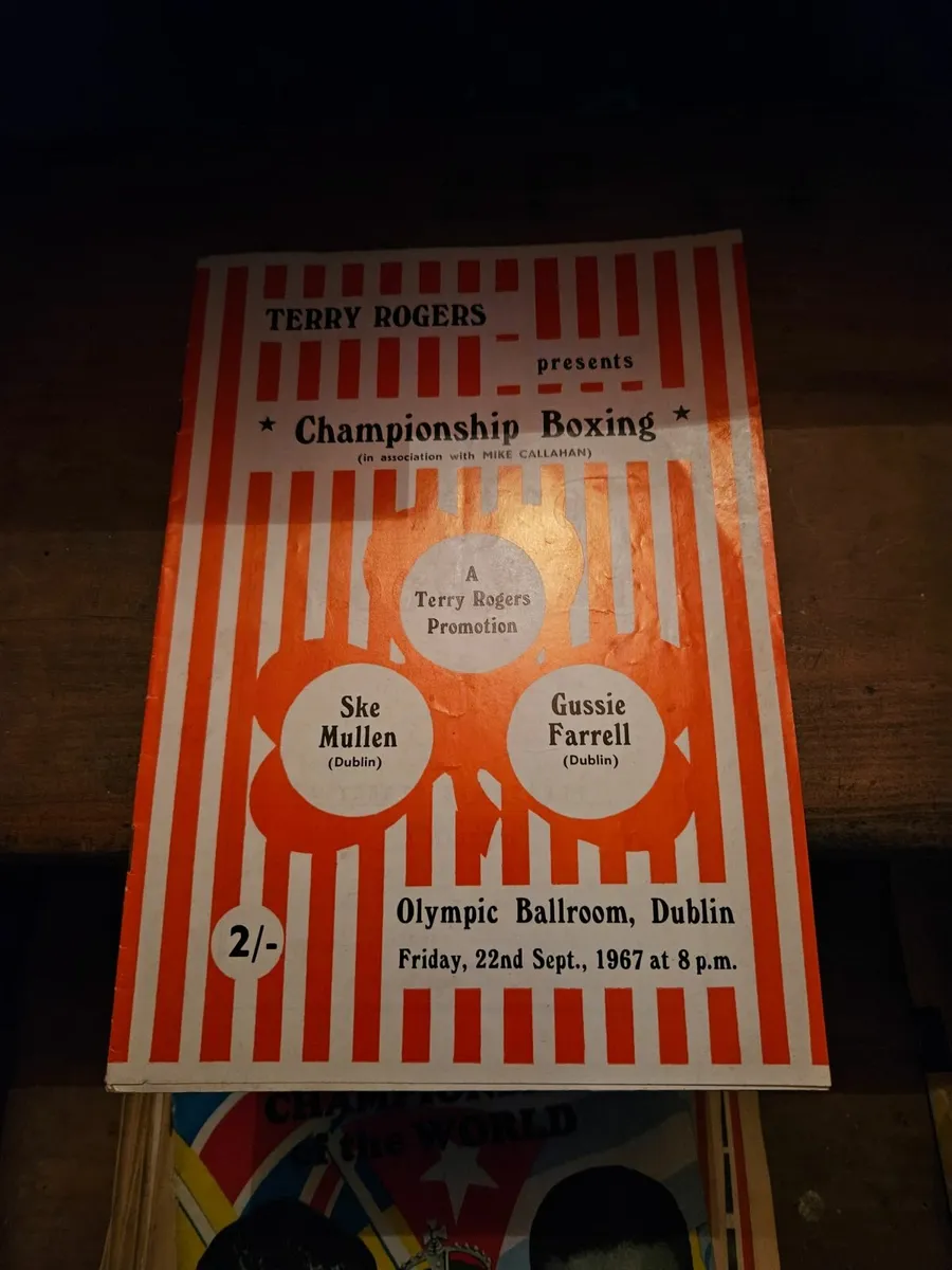 Vintage Boxing Programme