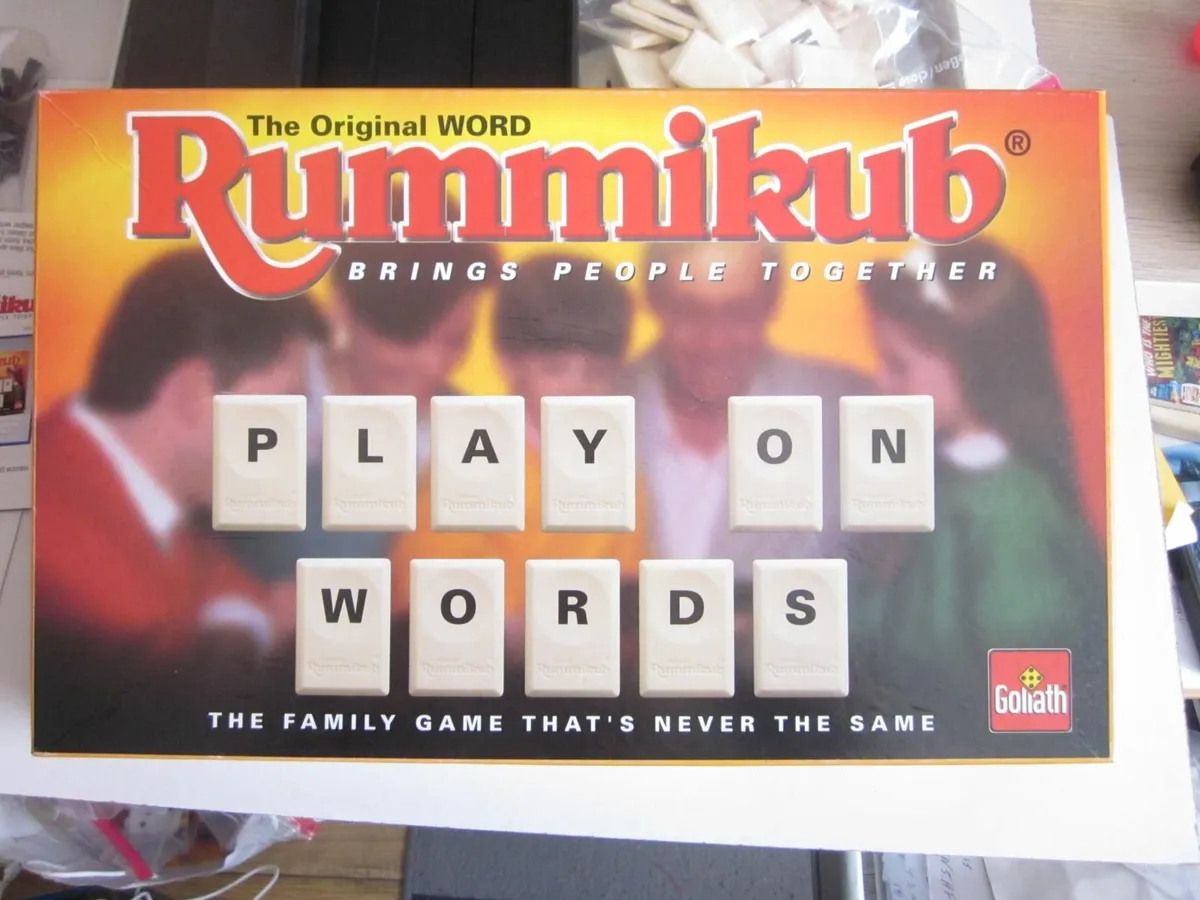 The Original Word Rummikub Board Game by Goliath - Image 1