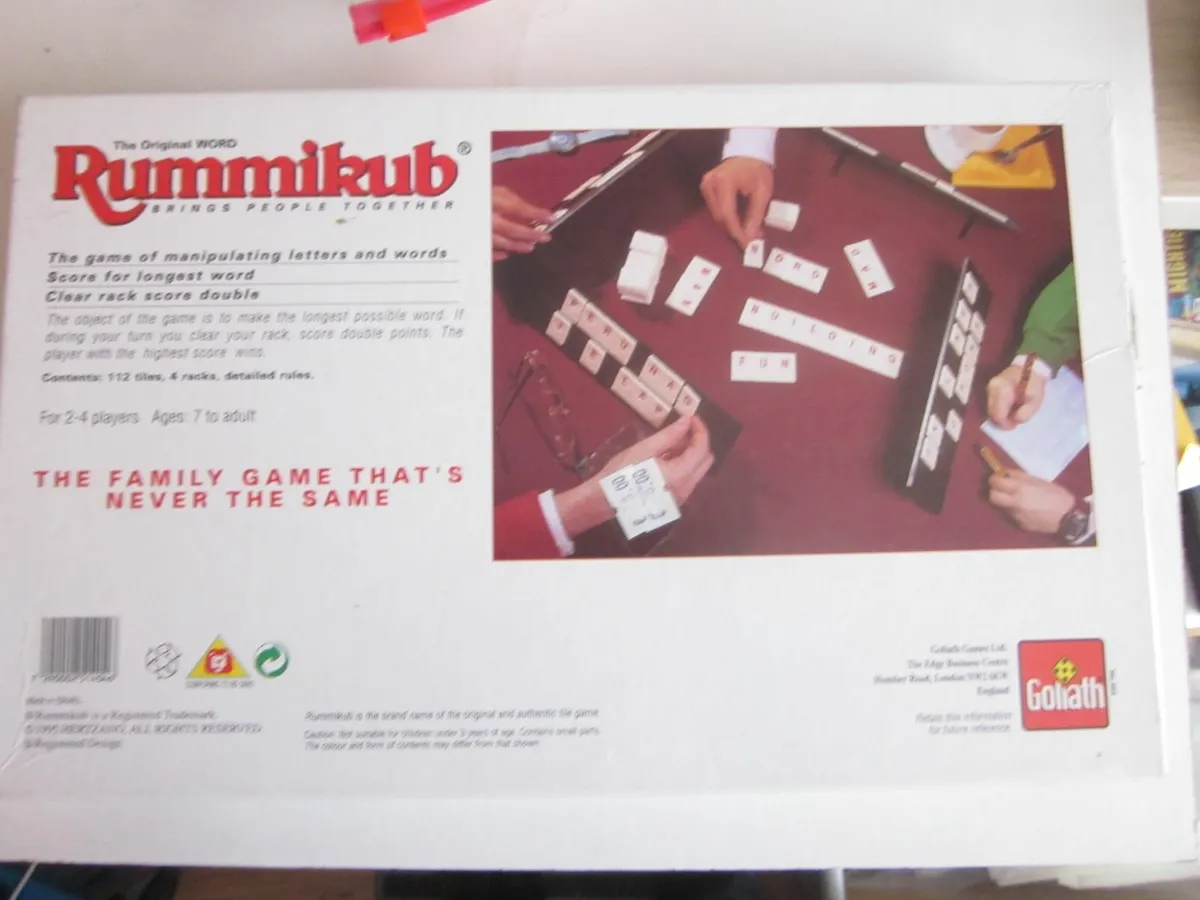 The Original Word Rummikub Board Game by Goliath - Image 2