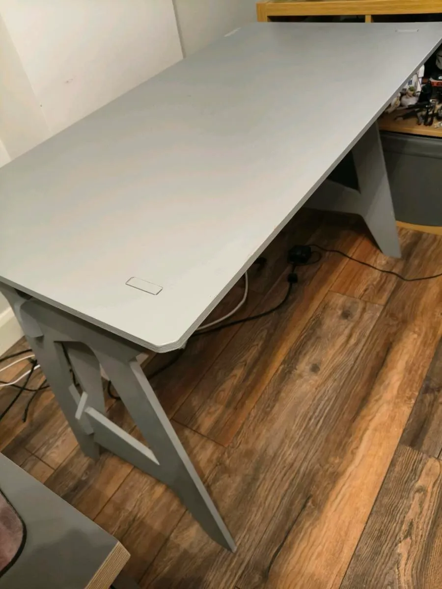 Office Desk and Monitor stands - Image 1