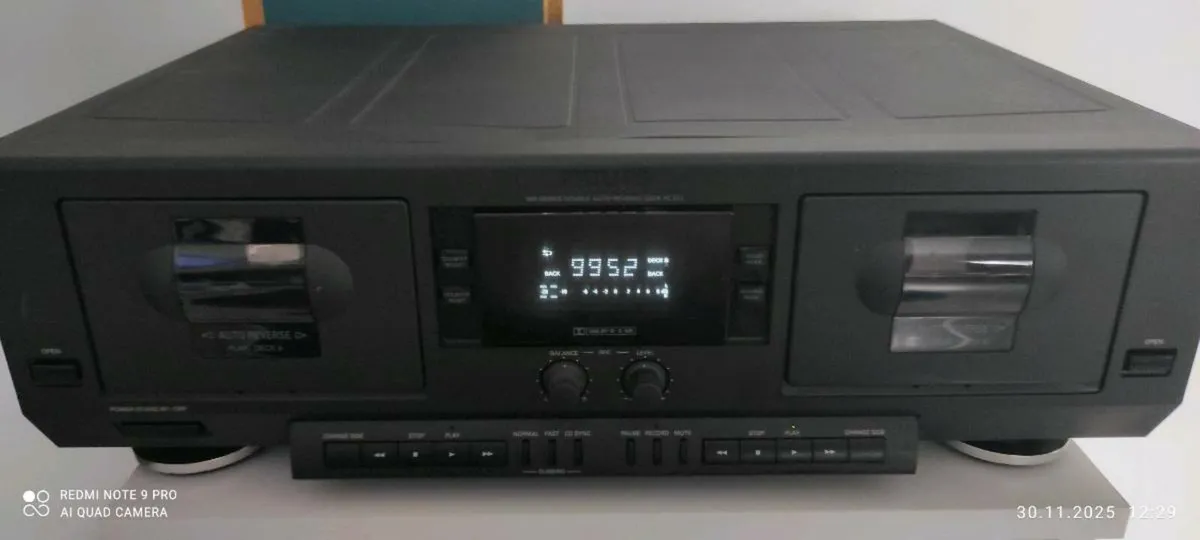Nice VINTAGE - Philips Tape Double Deck Fc-911- Hi - Image 1