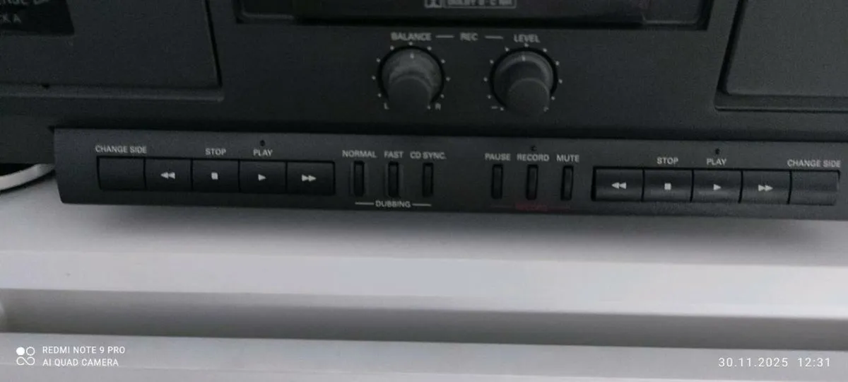 Nice VINTAGE - Philips Tape Double Deck Fc-911- Hi - Image 4