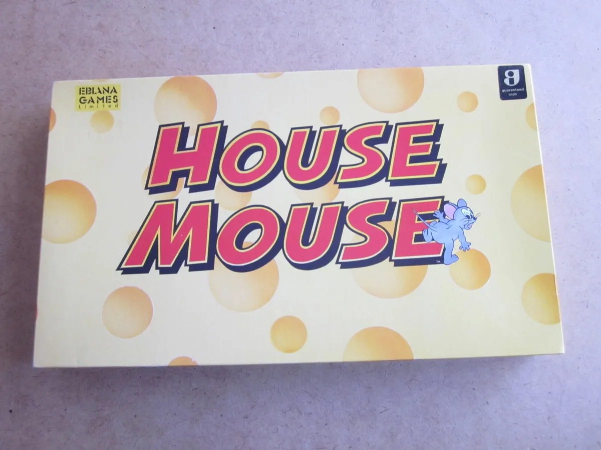 House Mouse Board Game 1989 Rare. - Image 1