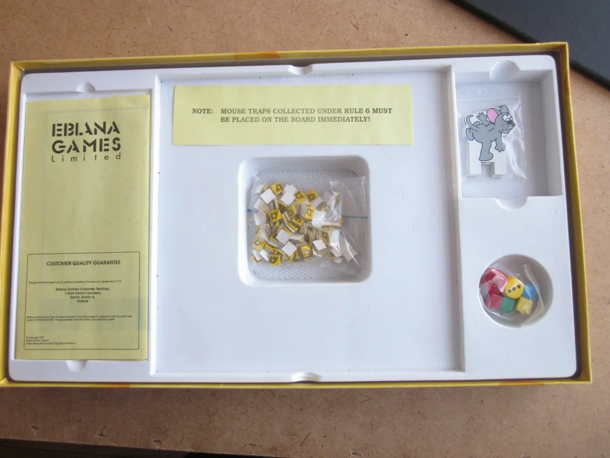 House Mouse Board Game 1989 Rare. - Image 3