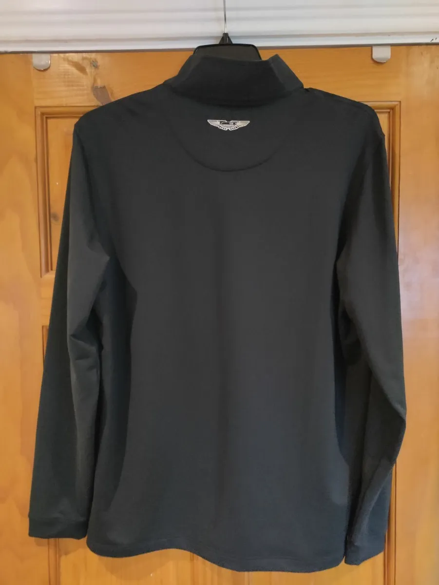 Aston Martin 1/4 zip sweater L - Image 3