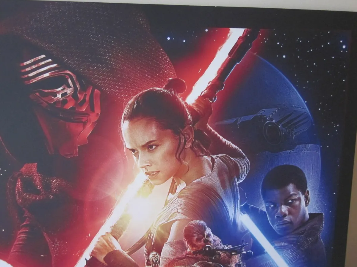 Star Wars The Force Awakes Print on Canvas Poster - Image 2