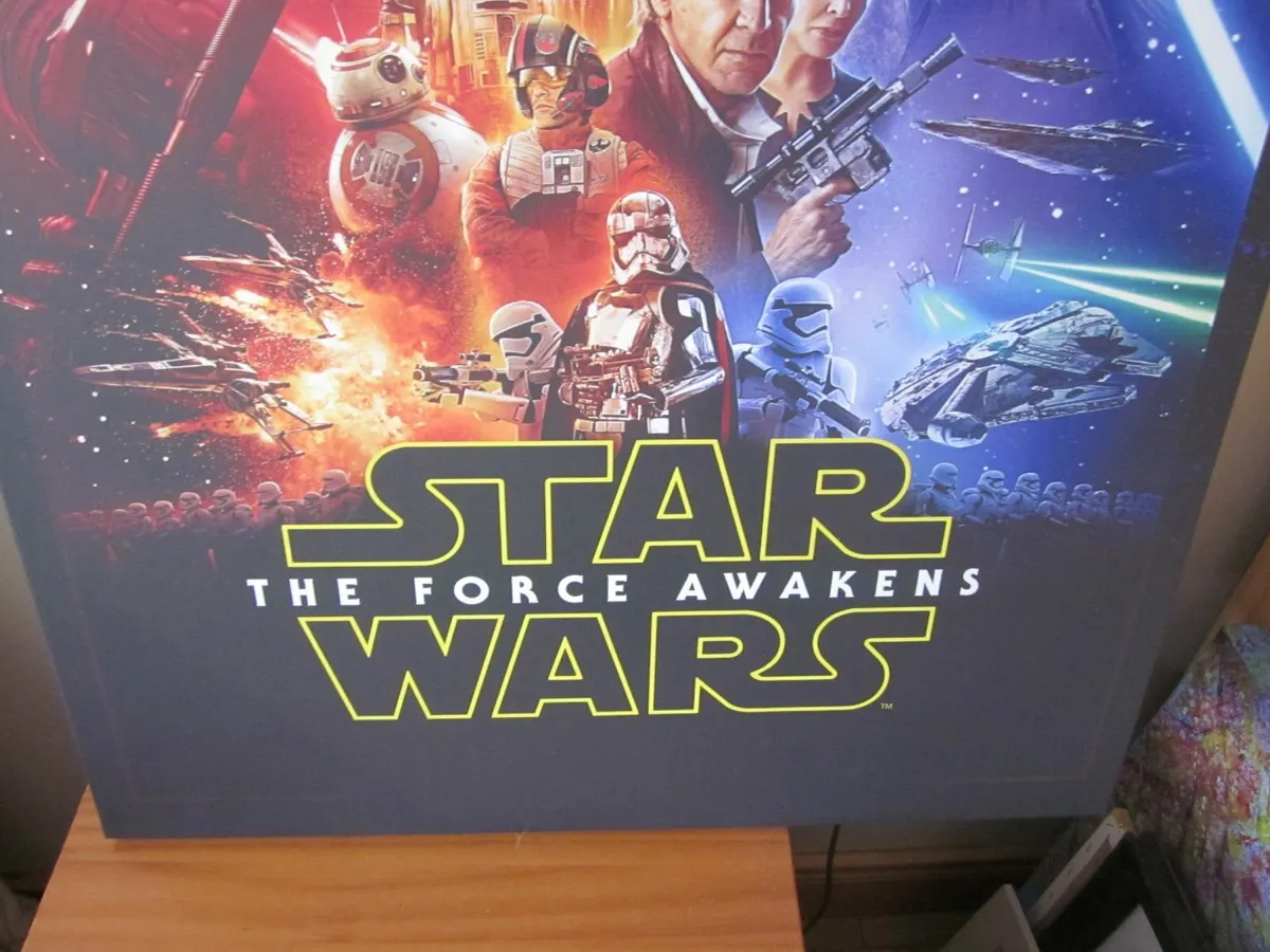 Star Wars The Force Awakes Print on Canvas Poster - Image 4