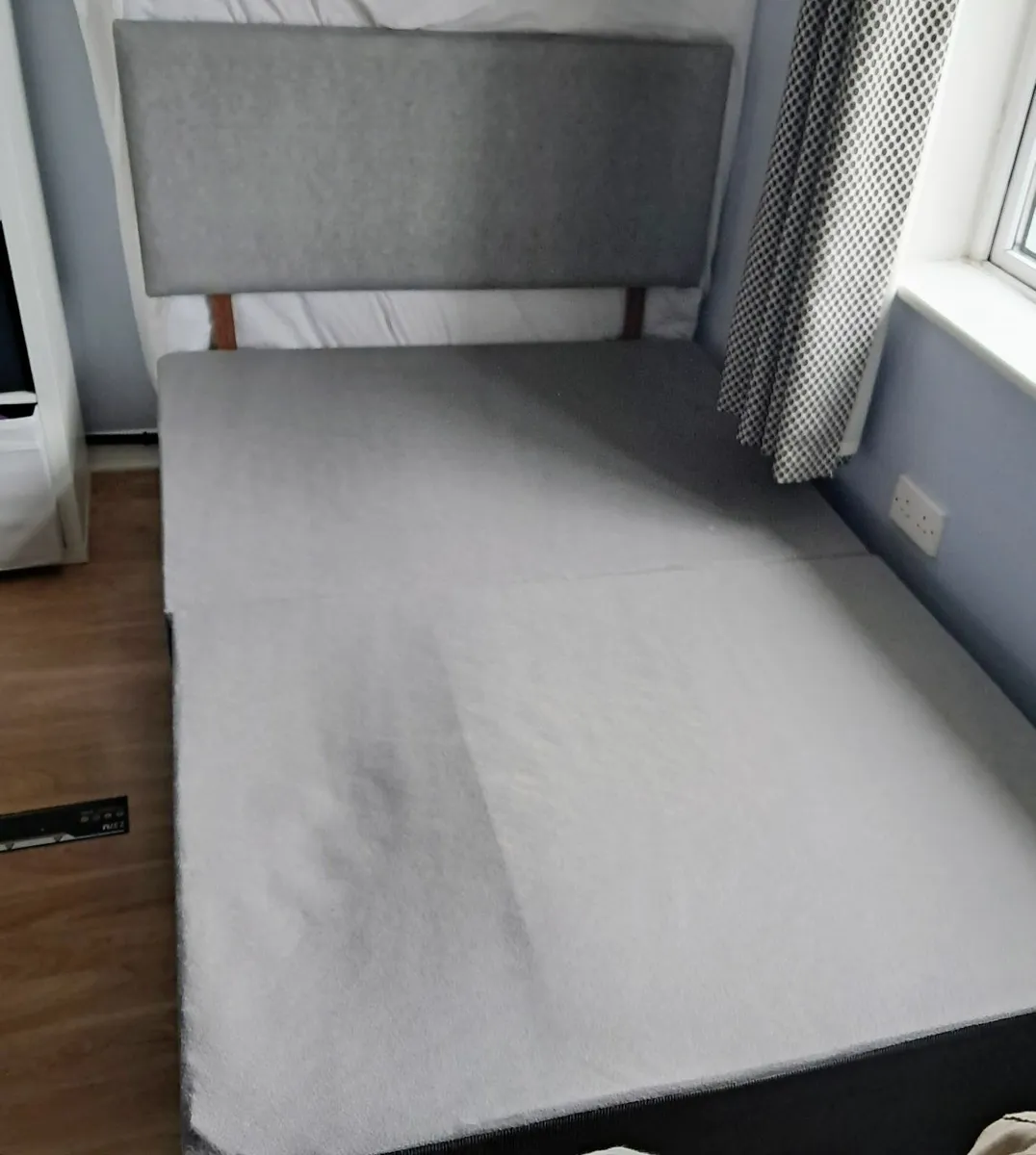 4ft Bed, mattress, headboard - Image 2