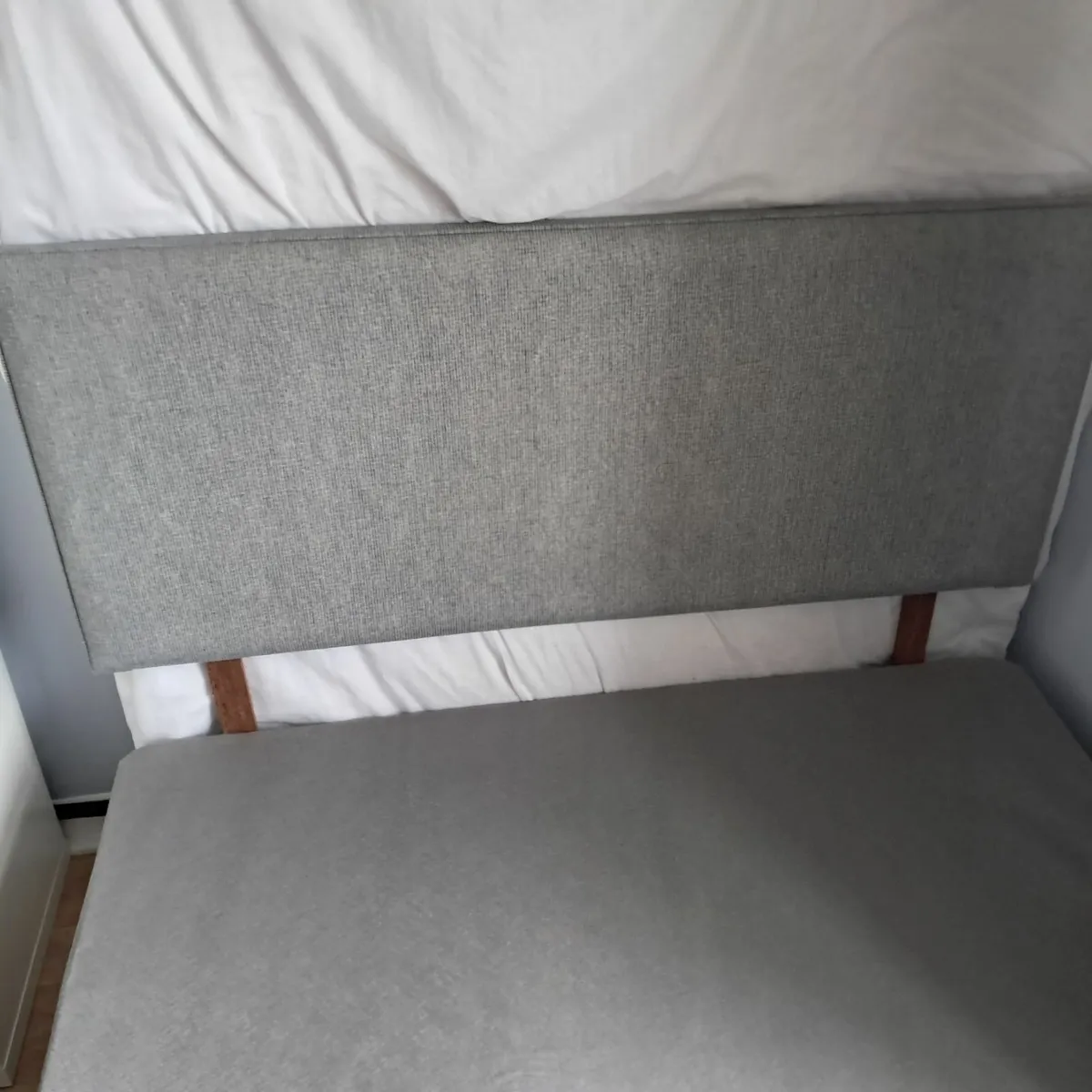 4ft Bed, mattress, headboard - Image 3