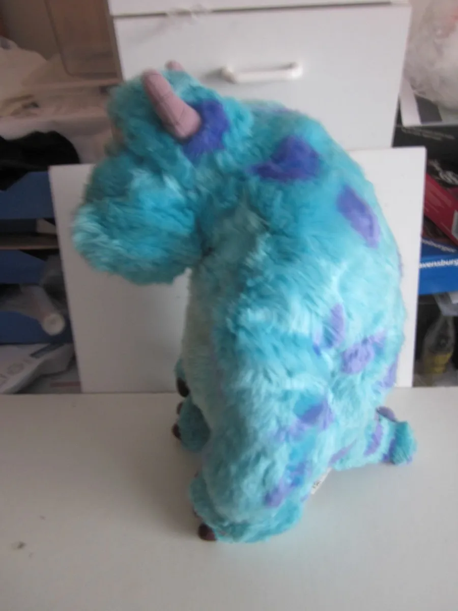 Disney Store Pixar Sulley Soft Toy Plush Monsters - Image 3