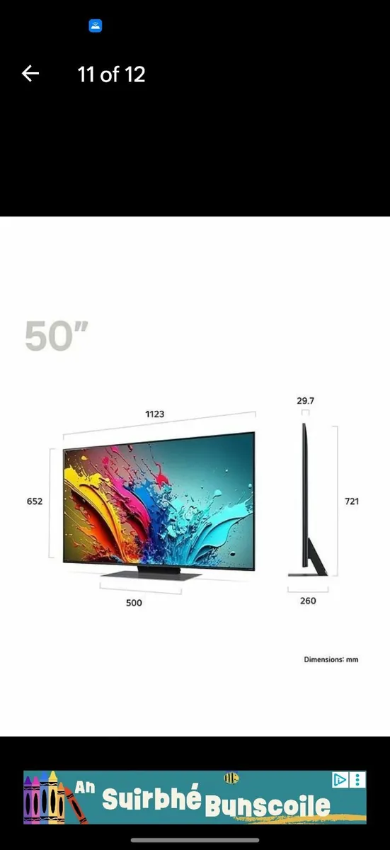 Lg Qned tv 50" - Image 3
