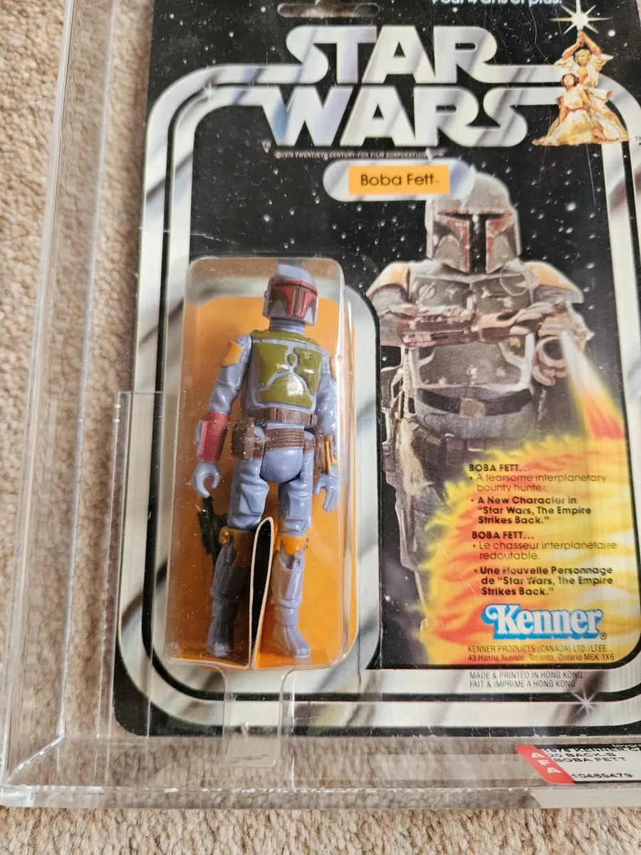 Vintage Star Wars 20 Back Boba Fett AFA60 - Image 4