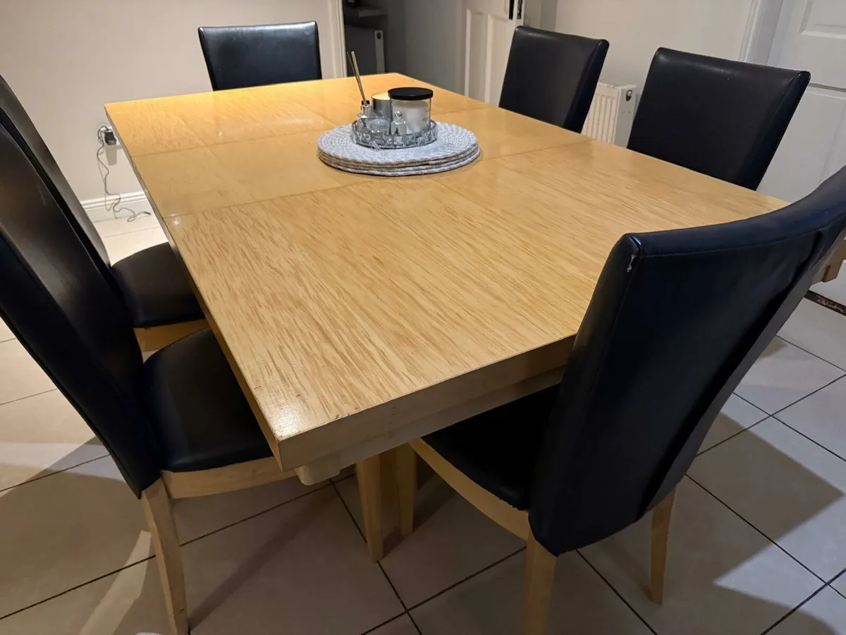 Table & Six Chairs - Image 4