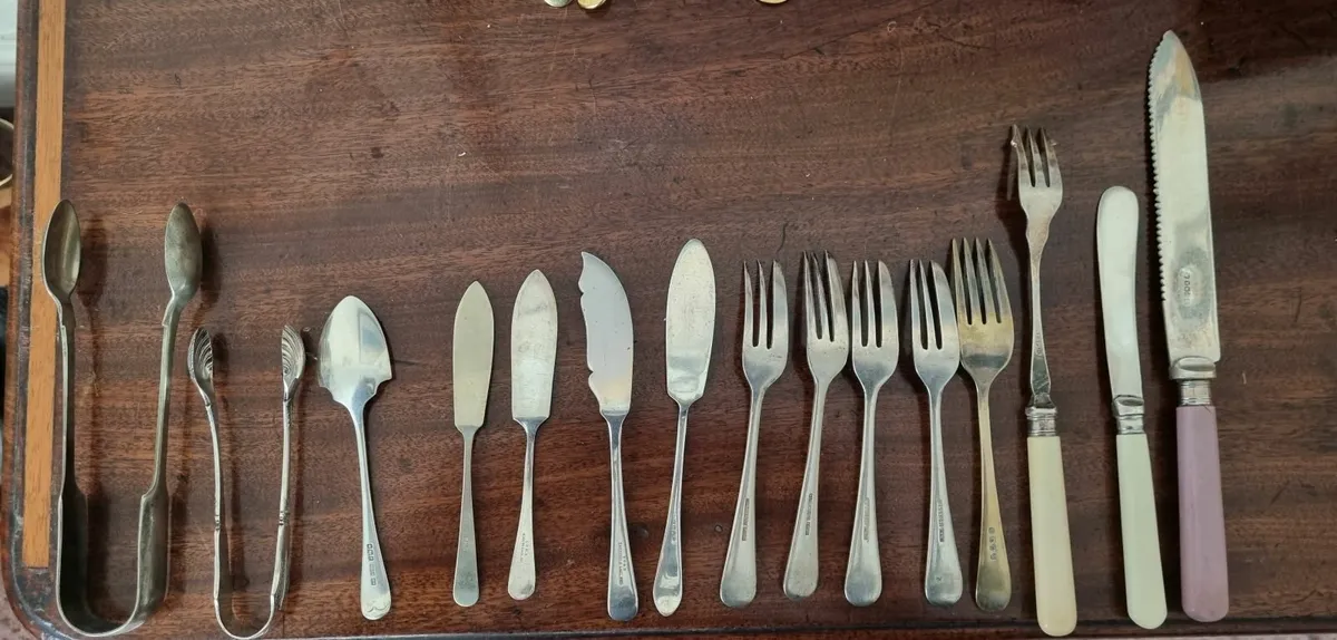 Antique Silverware Collection - Image 2