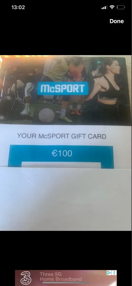 Sports voucher