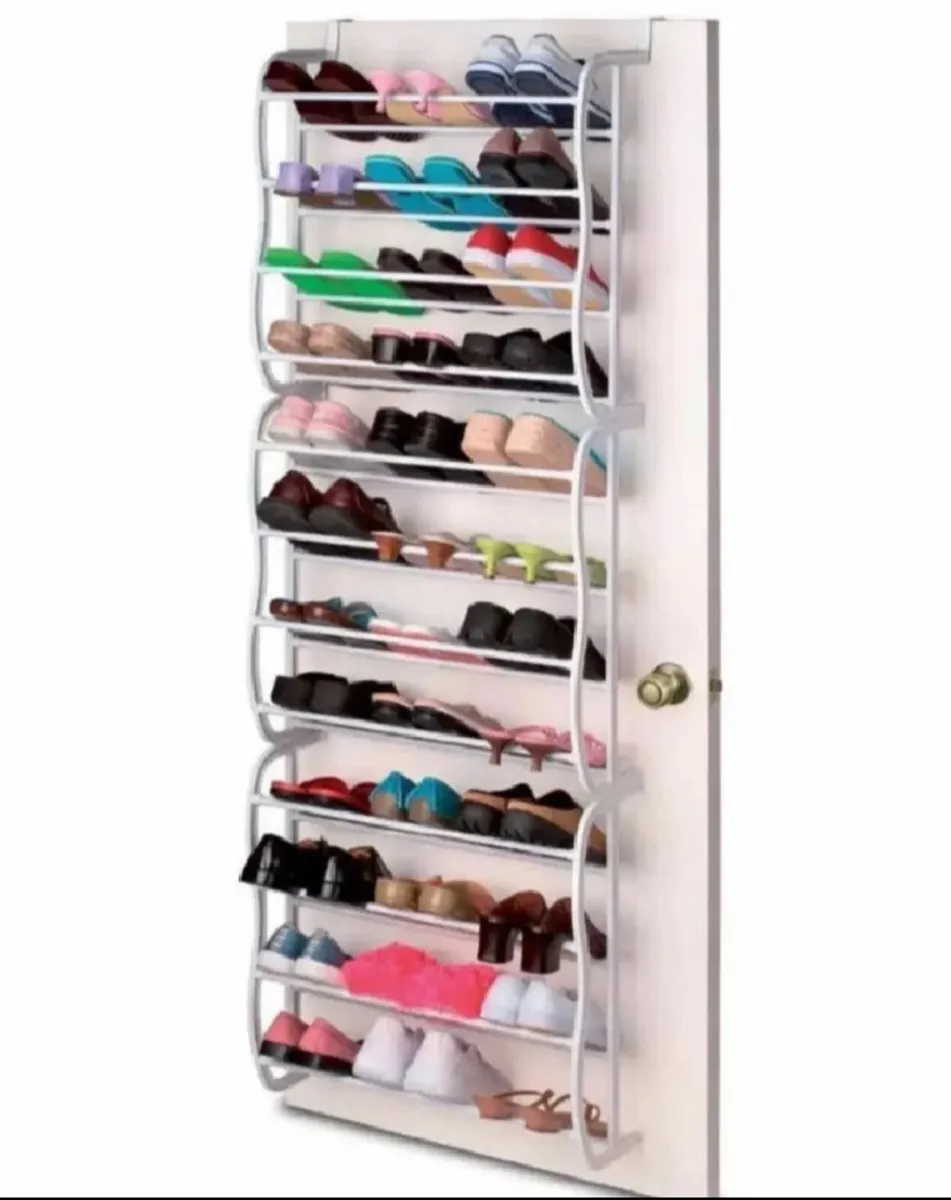 Over Door Metal Hanging Shoe Rack - Image 1