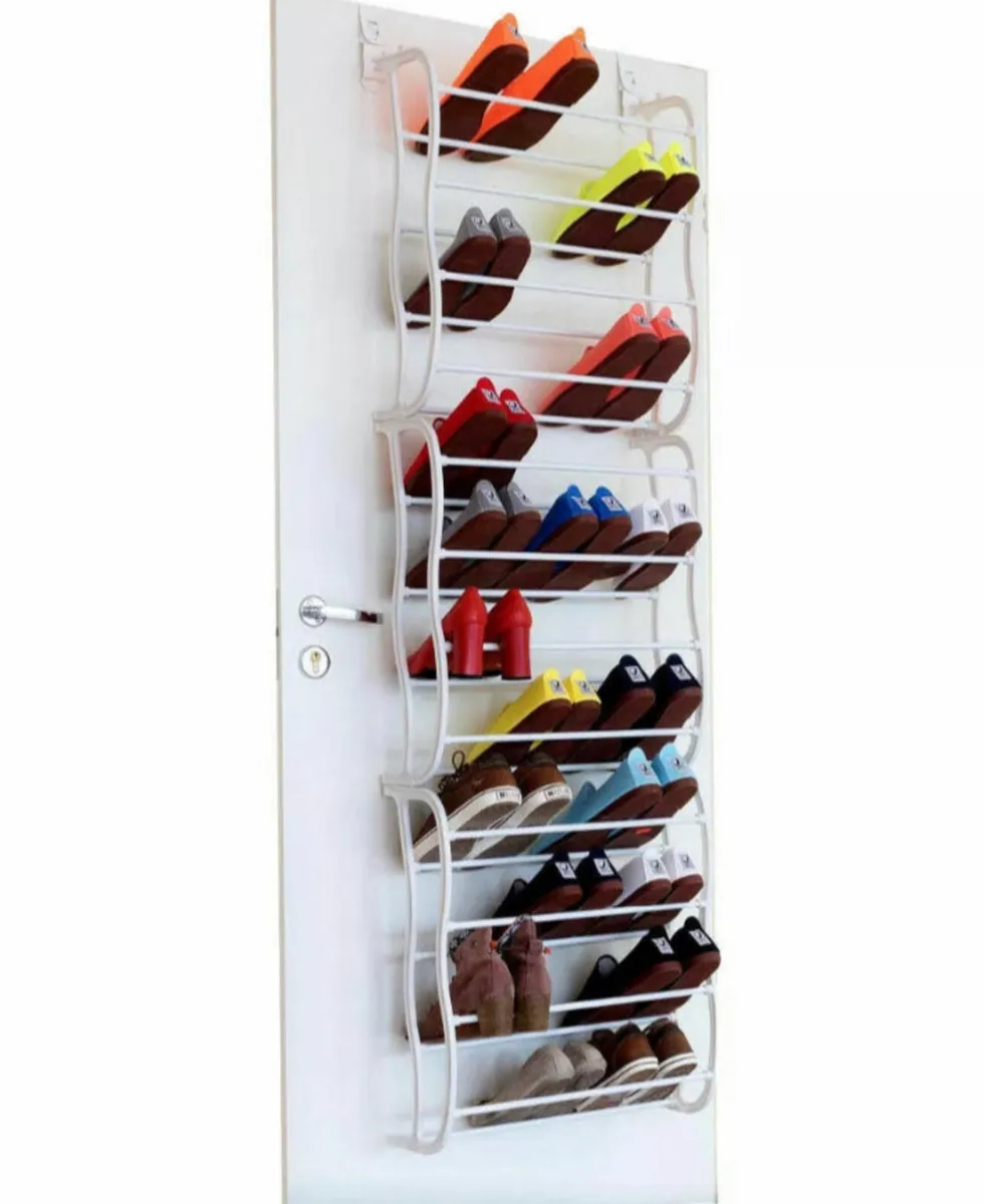 Over Door Metal Hanging Shoe Rack - Image 2
