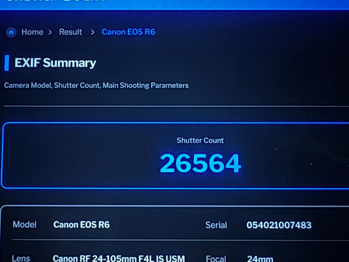 Canon R6 Camera - Image 2