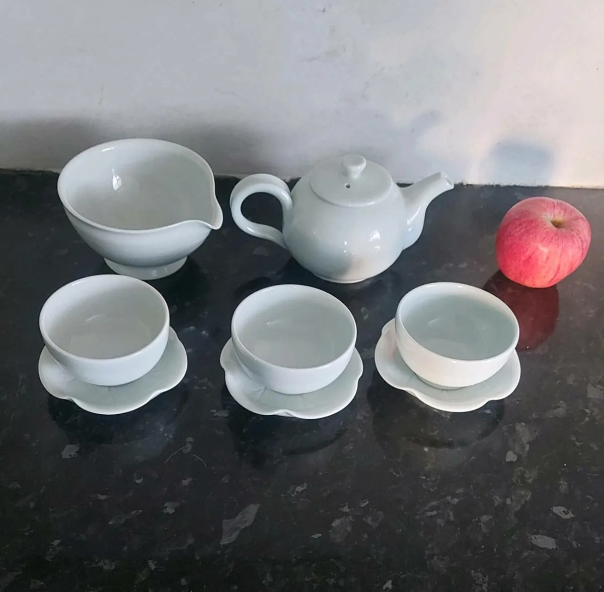 Miniature ceramic tea set