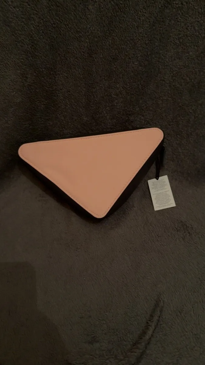 Beauty Pink Triangular Pouch / Makeup Bag - Image 2