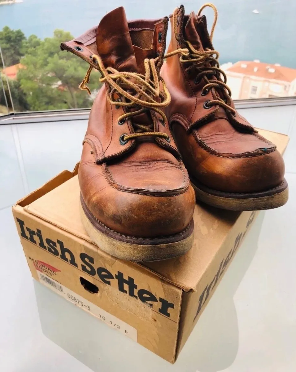 RED WING IRISH SETTER BOOTS VINTAGE - Image 2