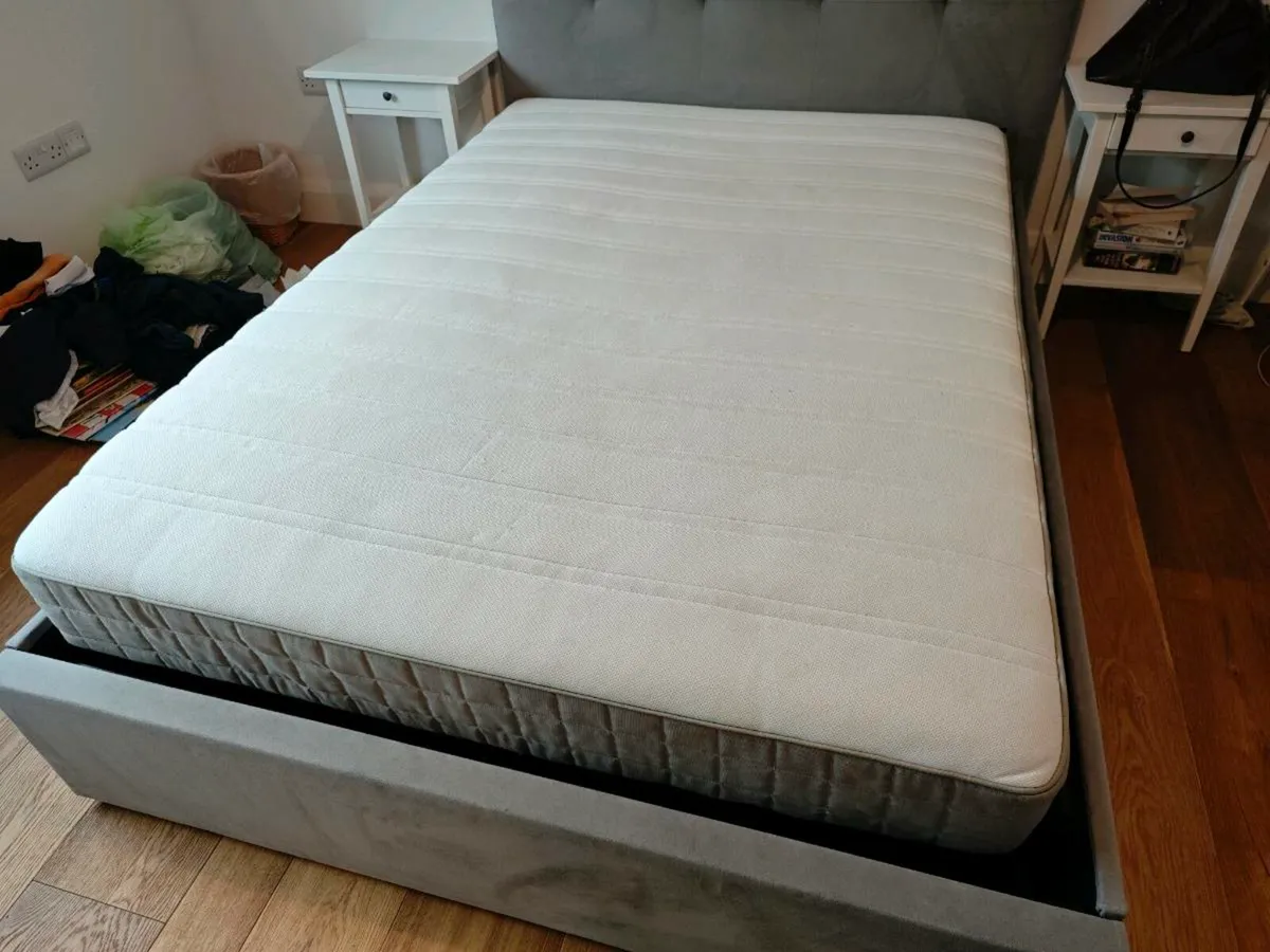 IKEA Songesand white Bed 4'6 - Image 4