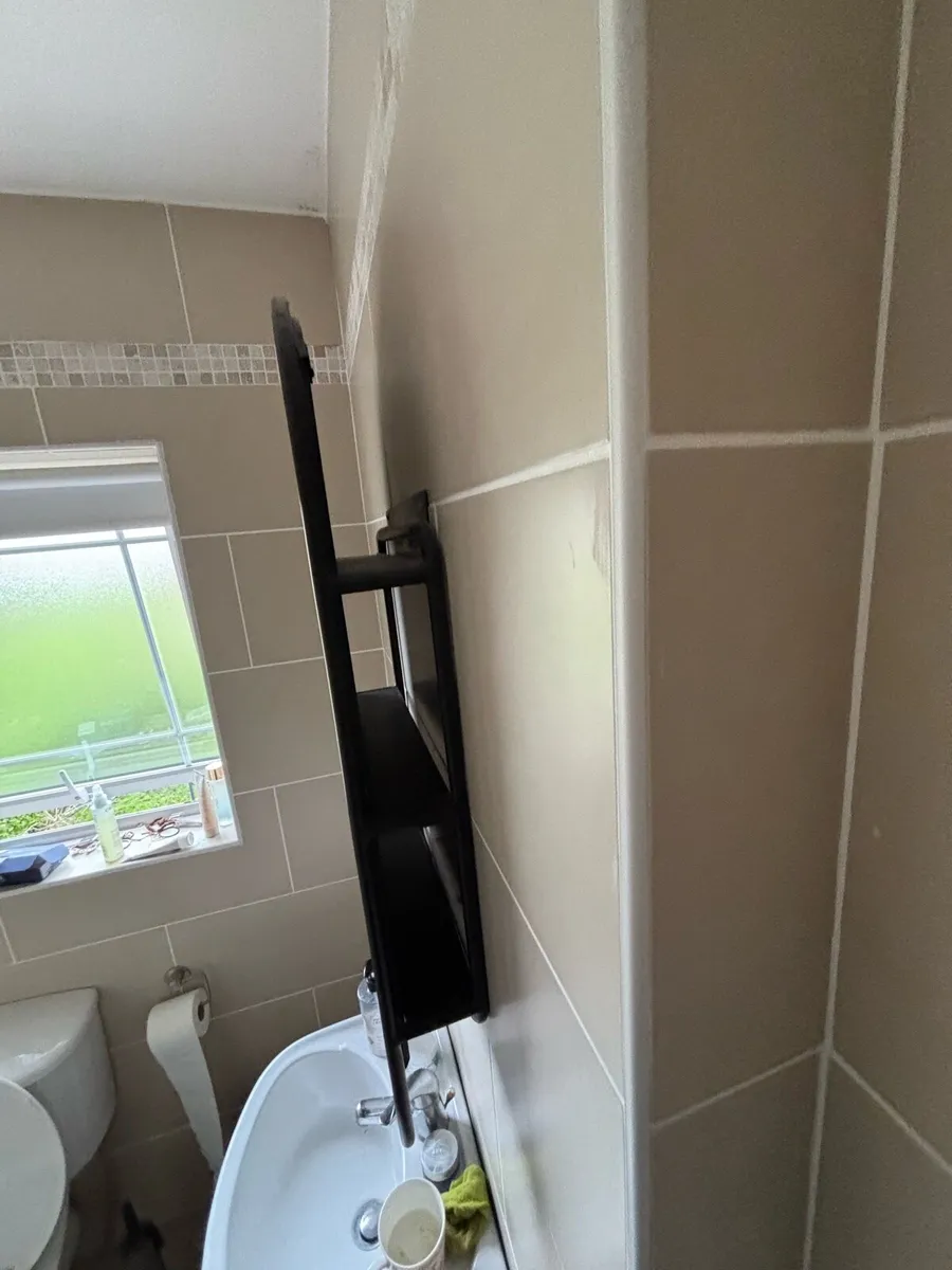 Bathroom mirror with shelves - Image 2