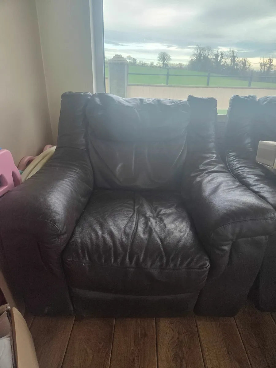 Armchair leather - Image 1