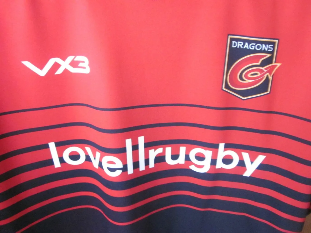 Newport-Gwent Dragons RugbyJersey 2018/19(2XL) - Image 3