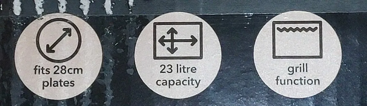 Microwave Oven with Grill - Brand new in Box - Image 3