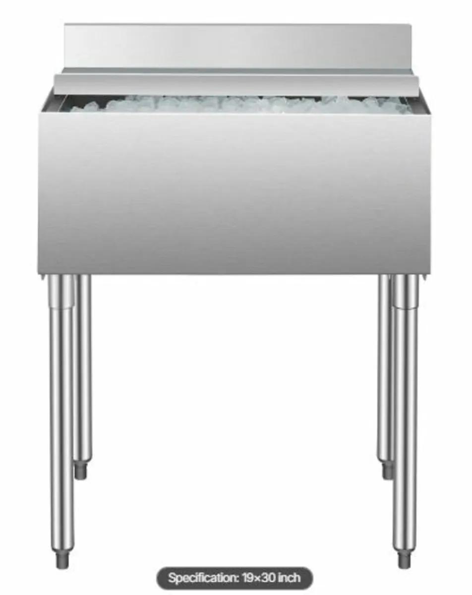 Commercial Ice Bin, 78.4 L Underbar Ice Bin, - Image 1