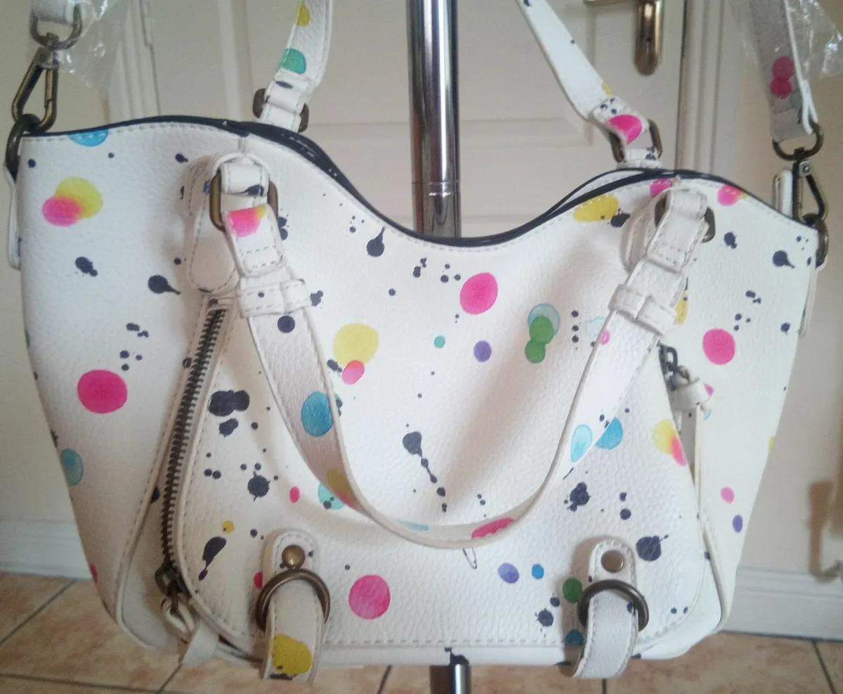 New Desigual Rotterdam New Splatter Handbag - Image 1